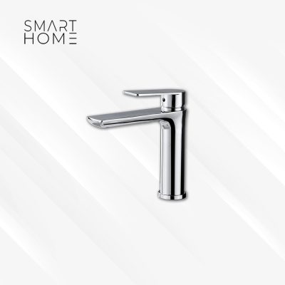 Grifo Corto Redondo pico largo Cromado