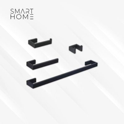 Set de baño Negro 4 piezas