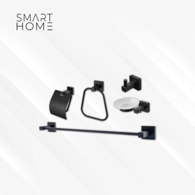 Set de baño Negro 5 piezas