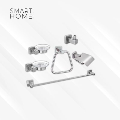 Set de baño Cromado 6 piezas